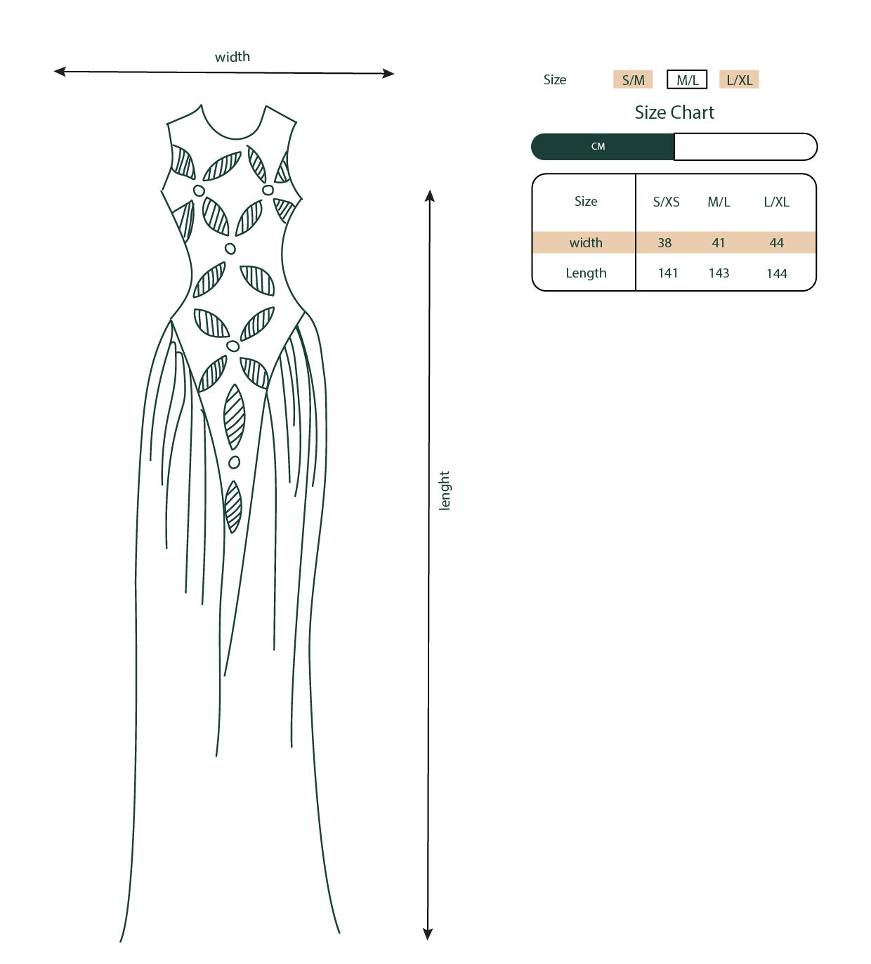 Green Branch Dress - Nature-Inspired Maxi Dress
