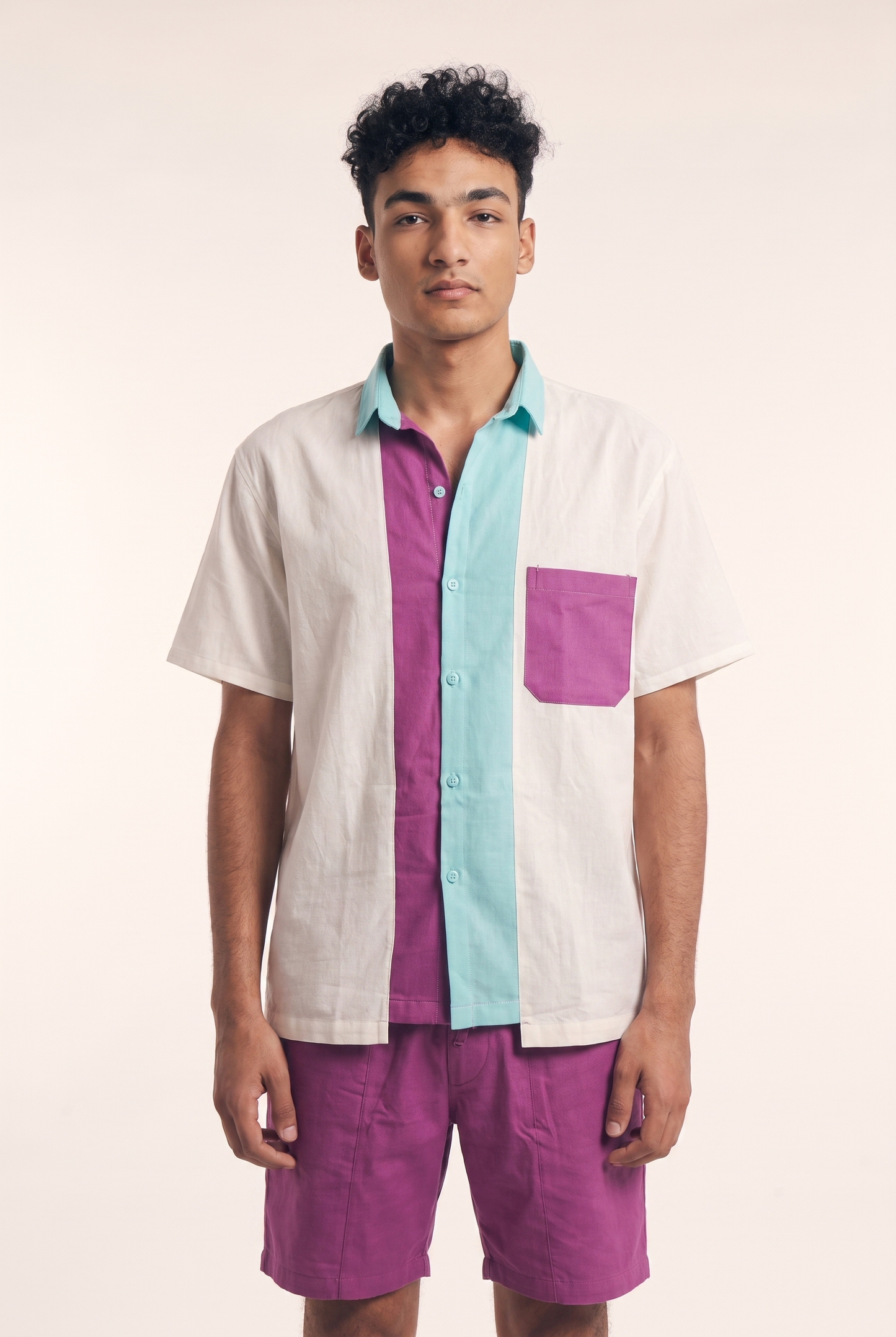 Men's Linen Button-up