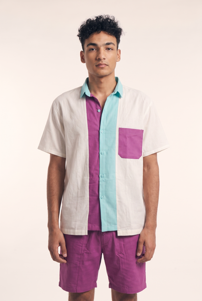 Men's Linen Button-up