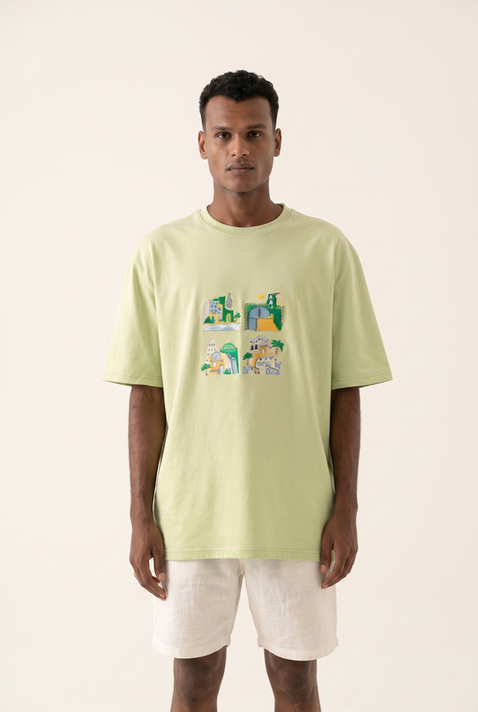 Green Houses T-Shirt - Sustainable Living Graphic Tee