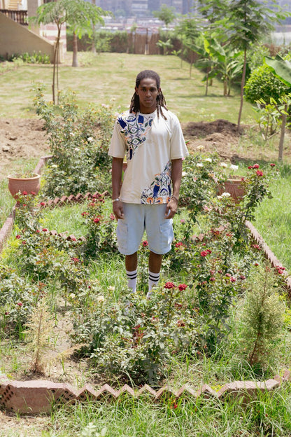 Men's Embroidered Tshirt (Islamic Floral)
