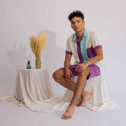 Men's Linen Button-up