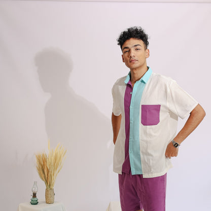 Men's Linen Button-up