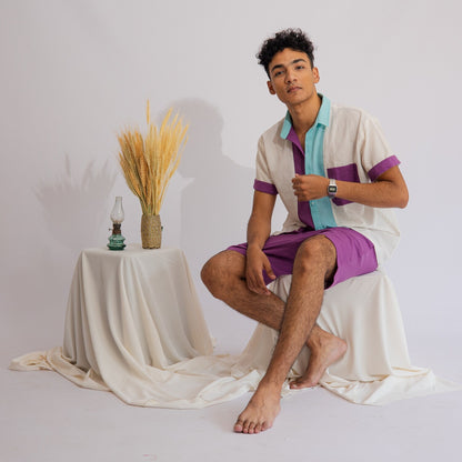 Men's Linen Button-up