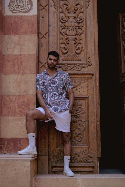 Men's Square Button-up (Arabisk)