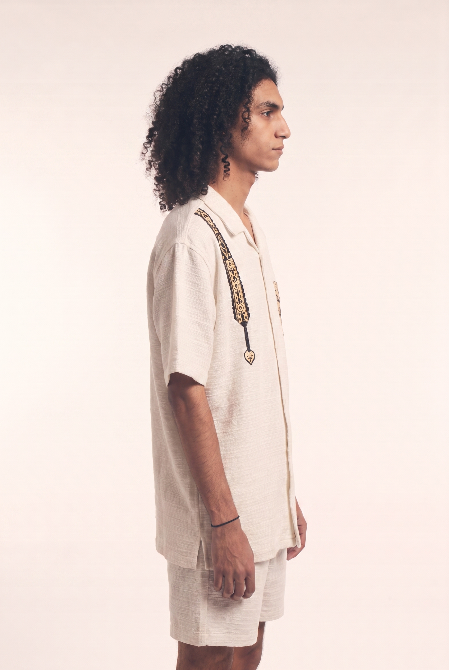 Men's Embroidered Button-up (Warrior)