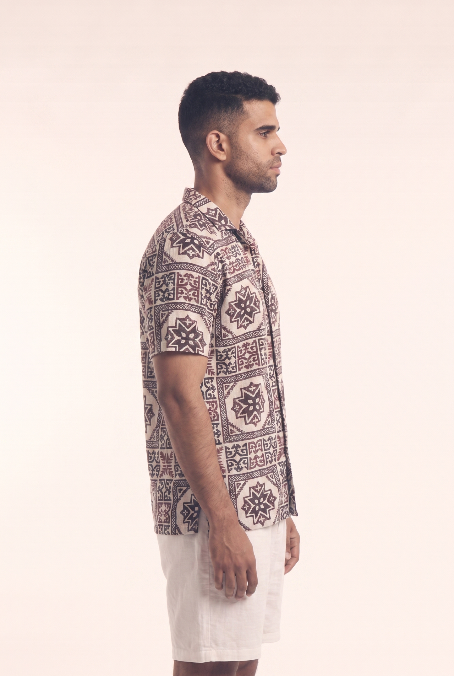Men's Square Button-up (Arabisk)